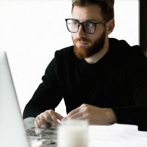 SEO professional working on schema markup and data analysis for Oakland local SEO