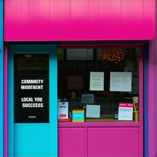 A lively Oakland community event showcasing local businesses and engagement