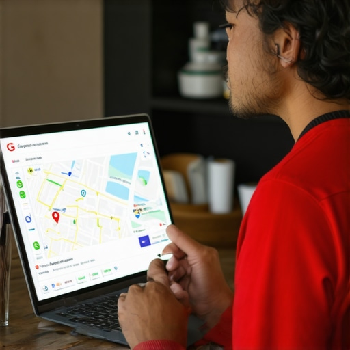 Oakland business owner working on digital map optimization