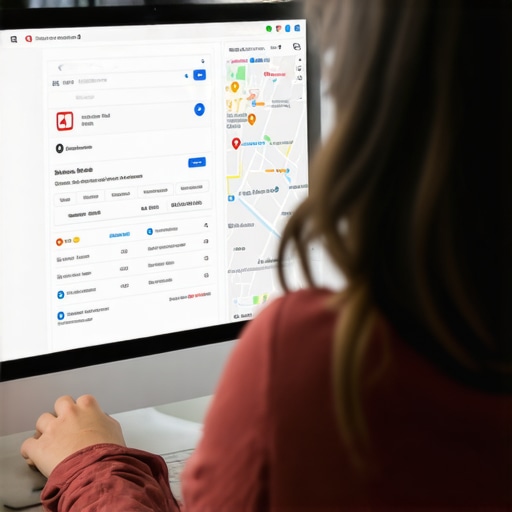 Oakland business owner working on Google profile optimization