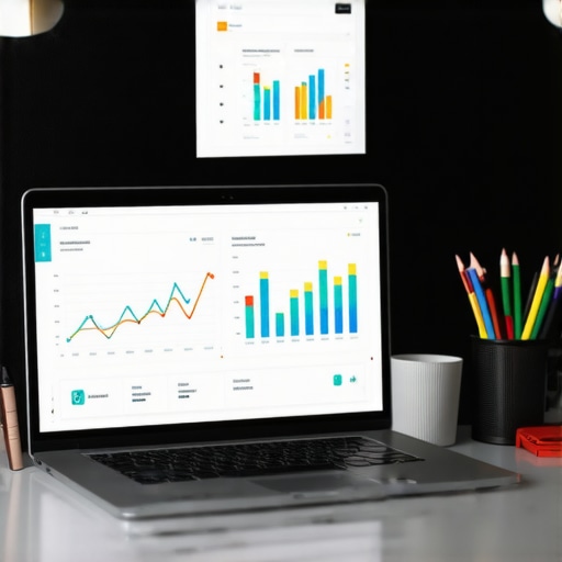 A workspace showing SEO analytics dashboards and tools for Oakland local SEO management.