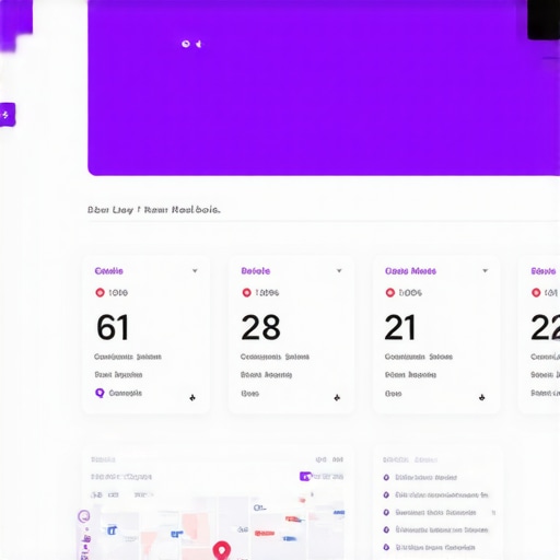 Screenshot of a digital dashboard tracking local SEO performance in Oakland